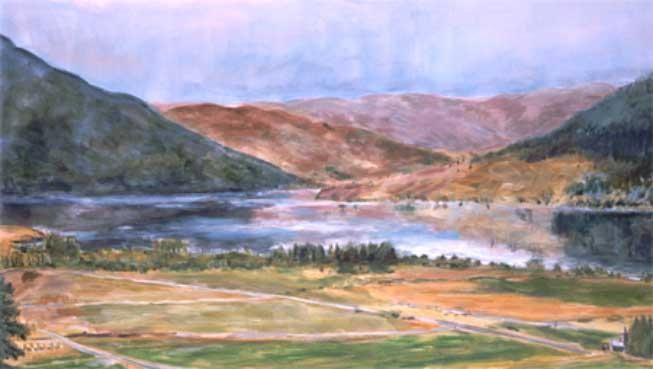 Lake in a Valley